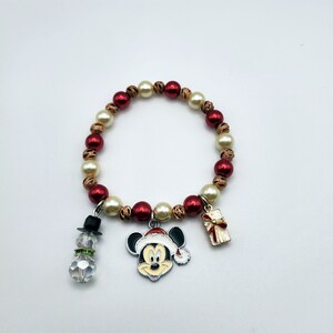 Mickey Mouse - Disneyland - Disney Bracelets - Bracelet - Christmas - Christmas Bracelet - Gift for Mom