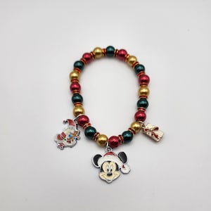 Mickey Mouse - Disneyland - Disney Bracelets - Bracelet - Christmas - Christmas Bracelet - Gift for Mom