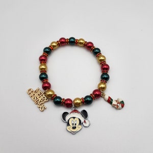 Mickey Mouse - Disneyland - Disney Bracelets - Bracelet - Christmas - Christmas Bracelet - Gift for Mom