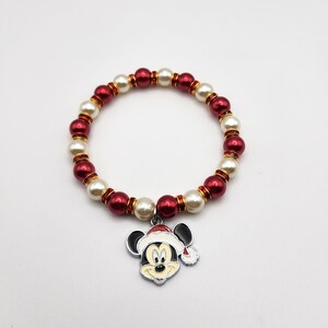 Mickey Mouse - Disneyland - Disney Bracelets - Bracelet - Christmas - Christmas Bracelet - Gift for Mom