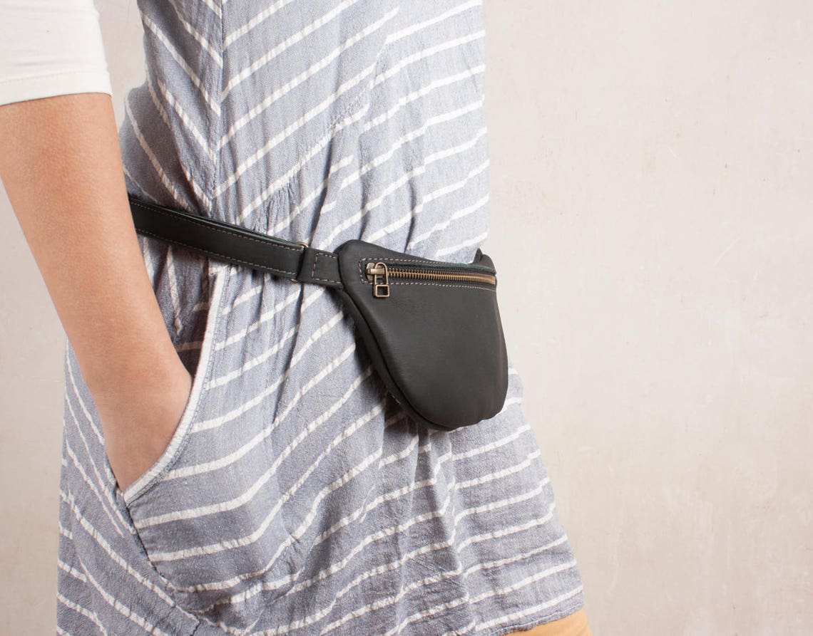 Small Leather Fanny Pack women Waist bag small fanny pack Etsy