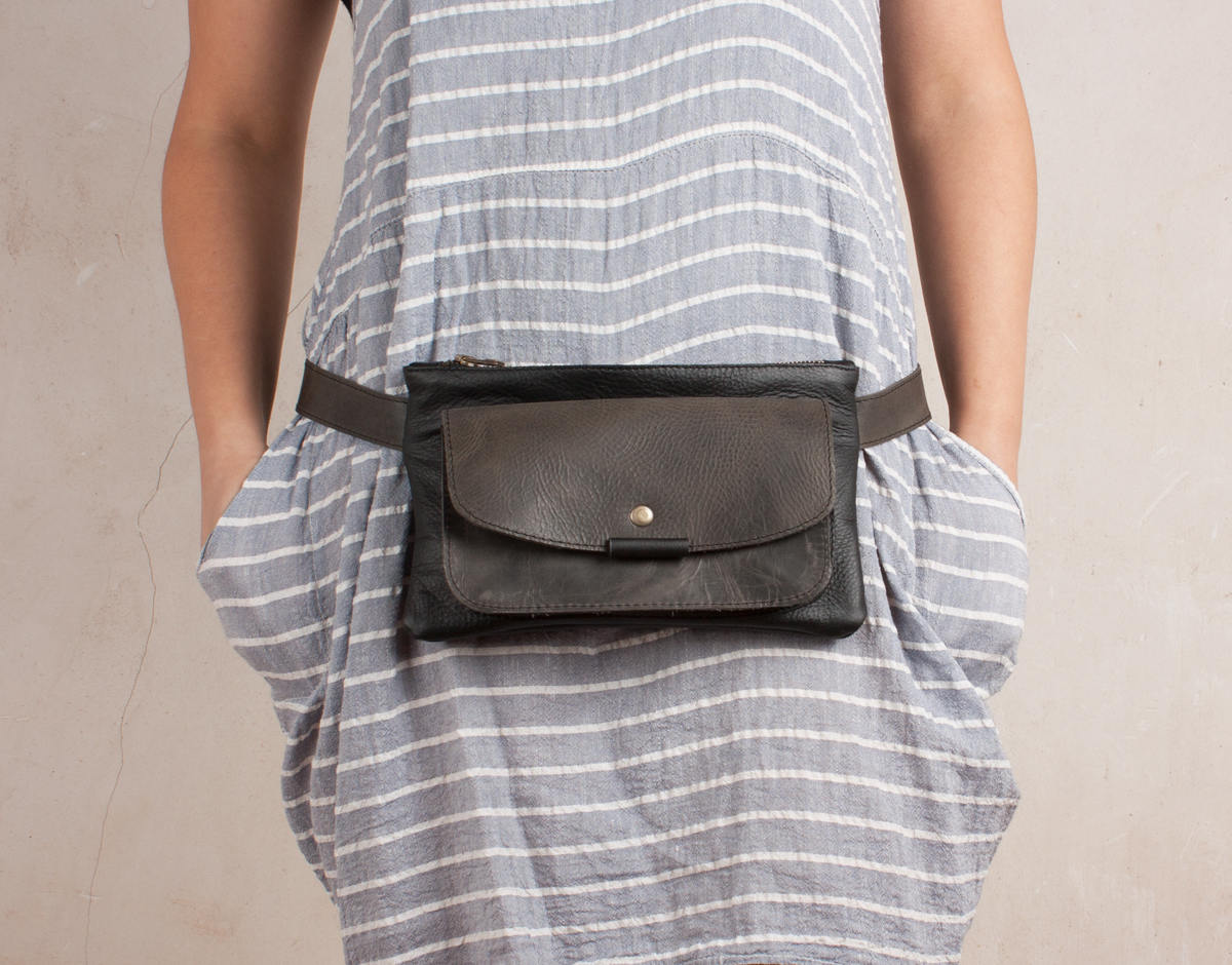 etsy leather fanny pack