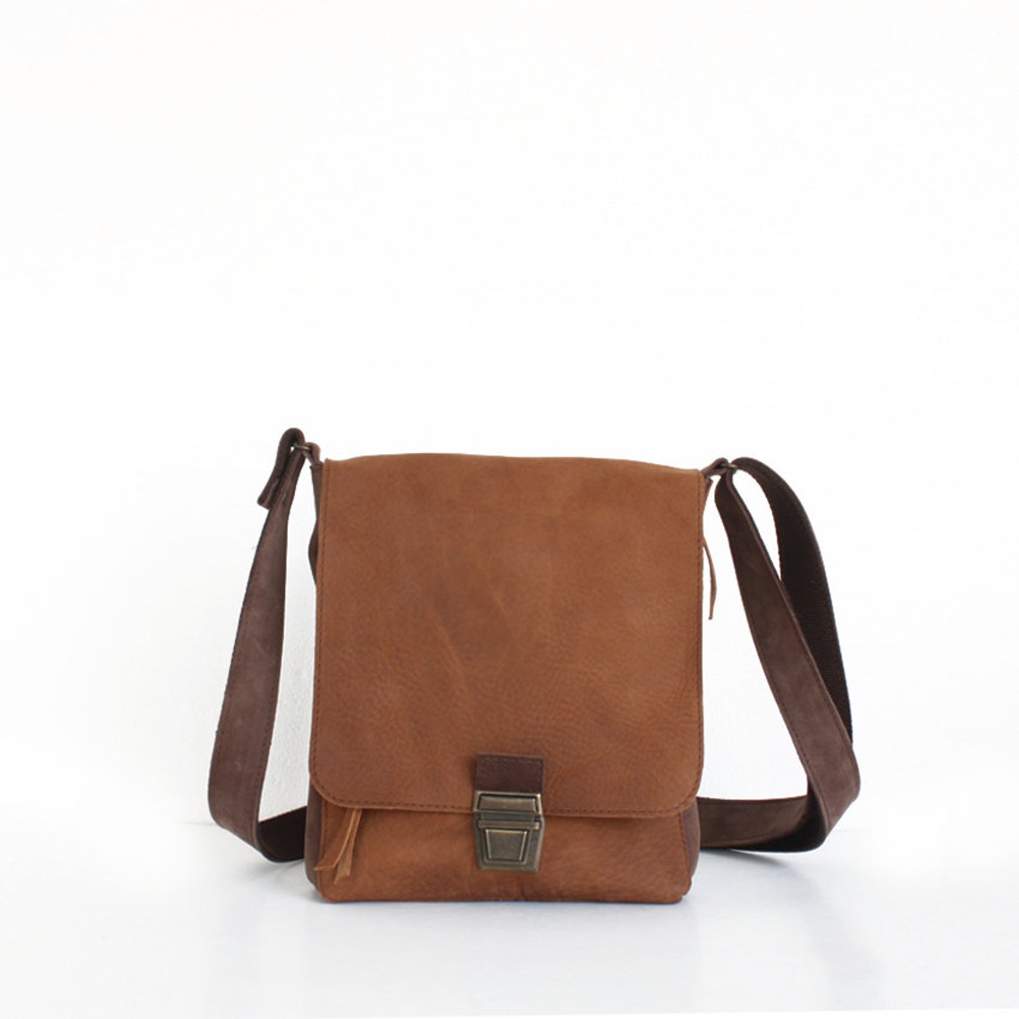 Leather Man Bag Vintage Leather Bag Gift for a Man Man Etsy