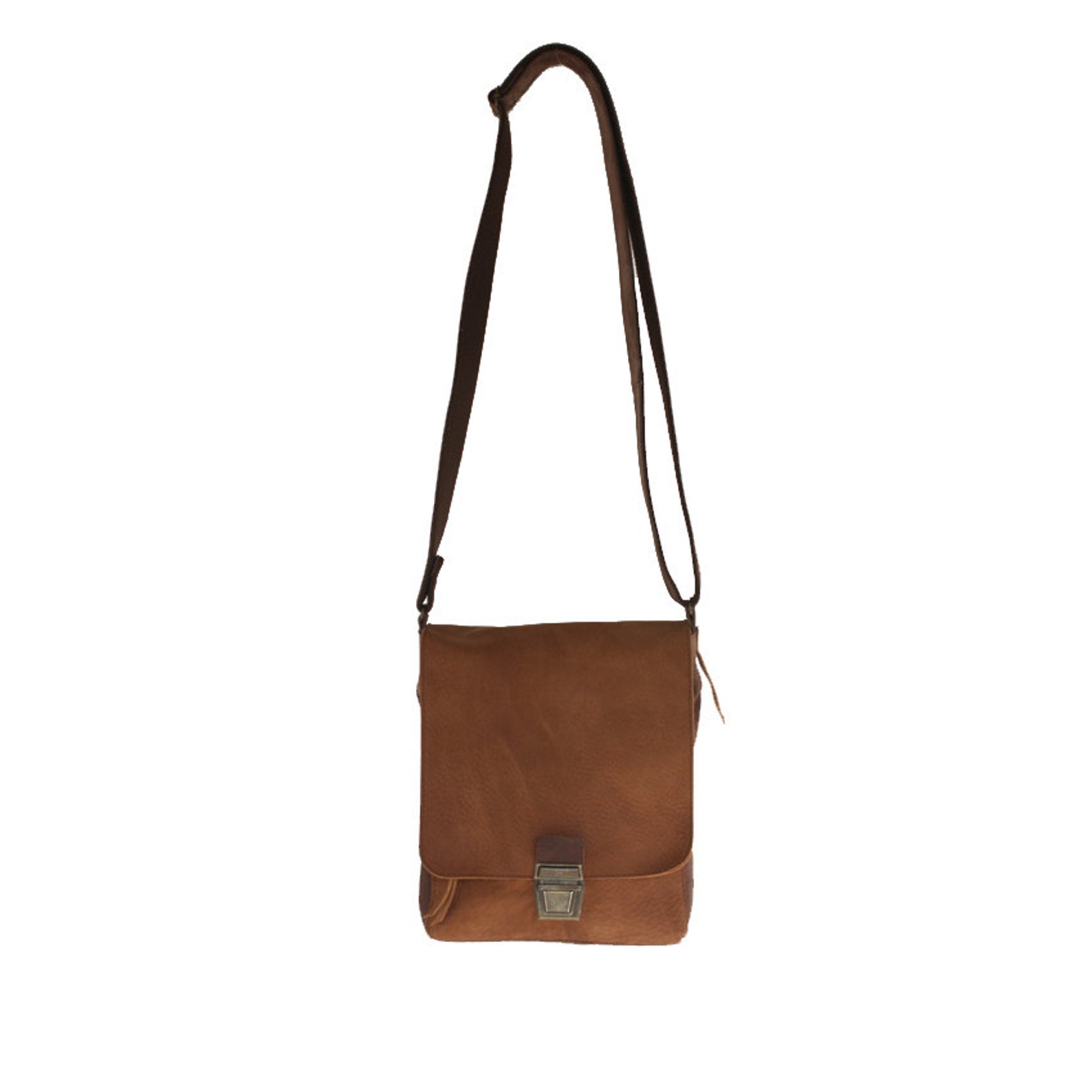 Leather Man Bag Vintage Leather Bag Gift for a Man Man Etsy