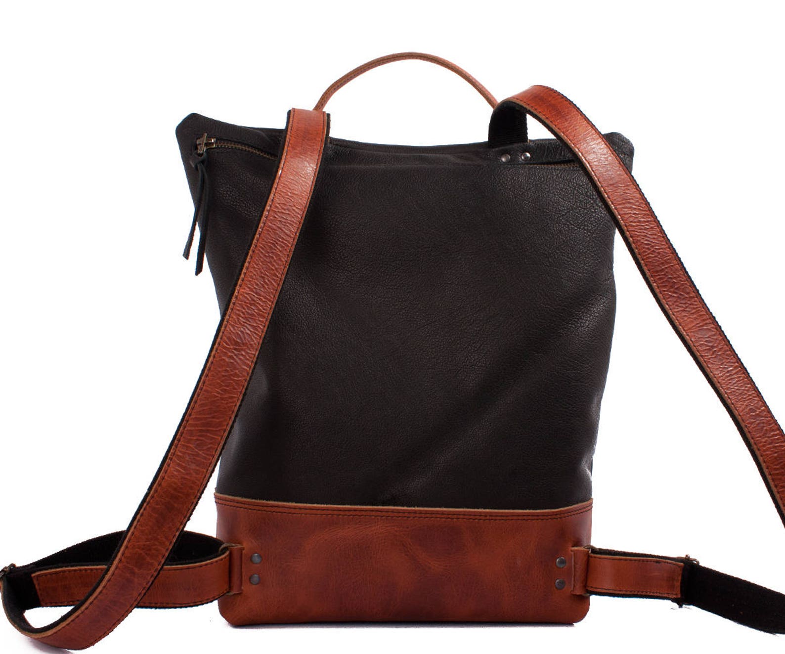 Leather backpack women backpack purse backpacks leather Etsy