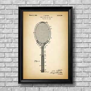 Dessin à la main, brevet vintage, de la bobine de fil Poster