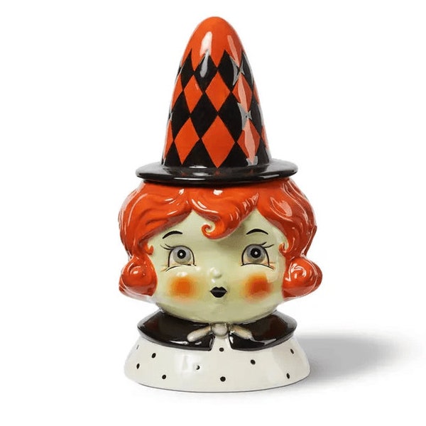 Johanna Parker Carnival Cottage Witch Canister