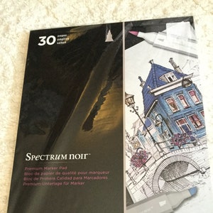 Spectrum Noir Premium Marker Paper - 30 Sheets - 9 x 12 - White - NIP