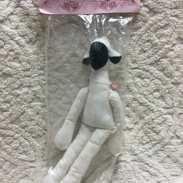 Wimpole Street Creations 14'' Muslin Lamb Doll - VINTAGE