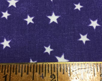 Pretty Purple With Stars Fabric - BTY