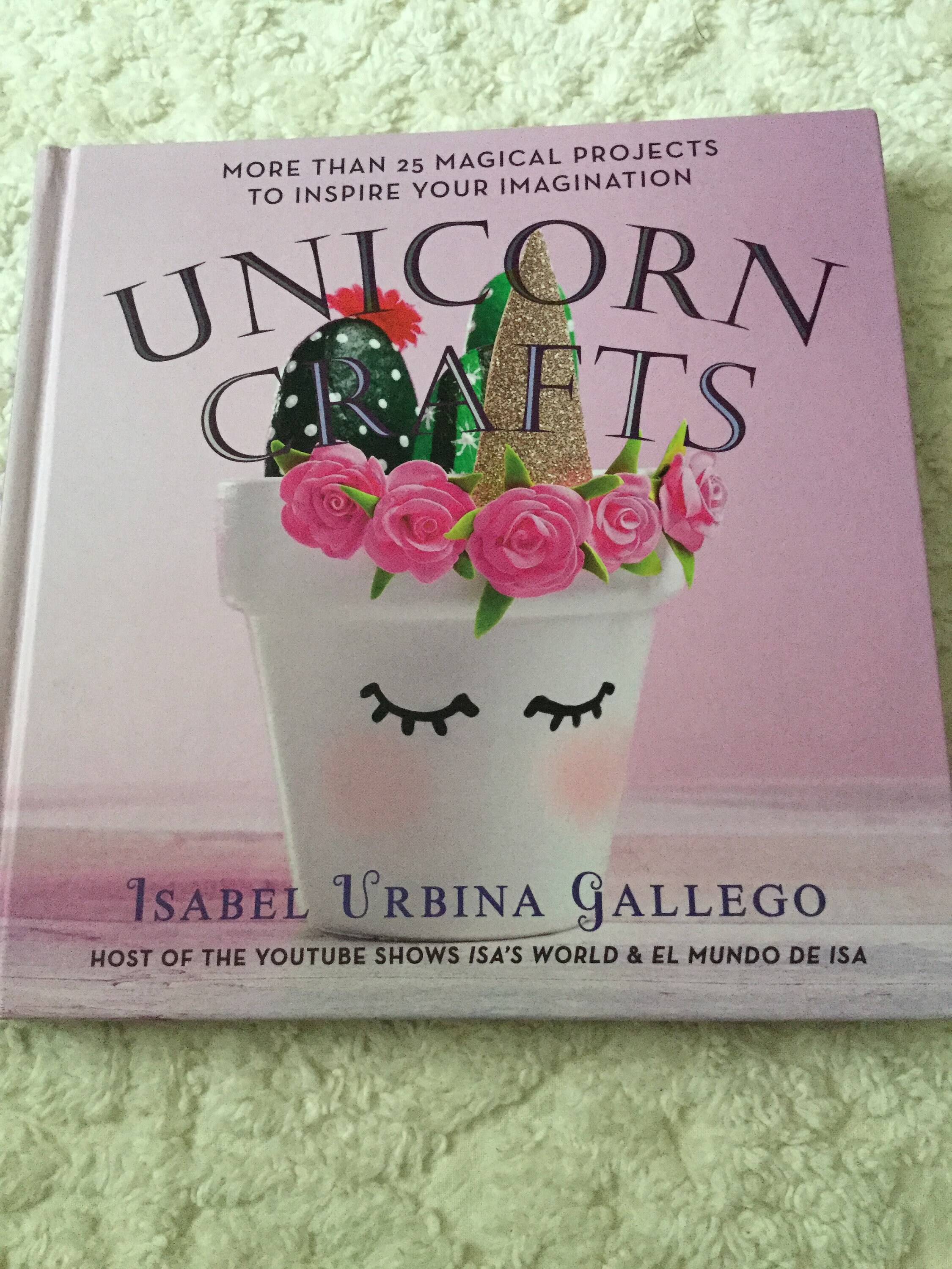 Unicorn Crafts Book - More Than 25 Magical Projects - Hardcover - DIY