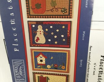 Black Mountain Quilts Seasonal Placemat Pattern