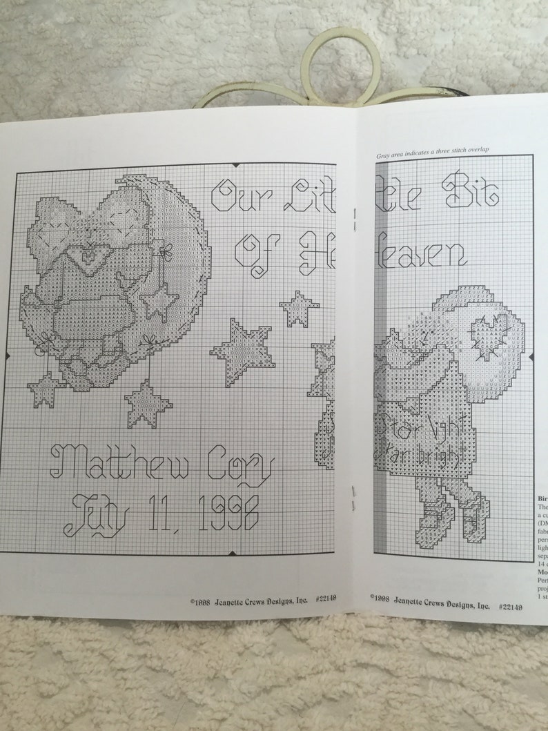 Alma Lynne Counted Cross Stitch Booklet A Little Bit of Heaven