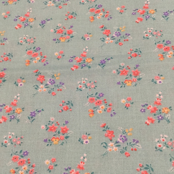 Pretty Little FLower Print Fabric - BTY - Vintage