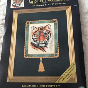 Regal Tiger by Linda Rossin for Dimensions, Inc. Counted