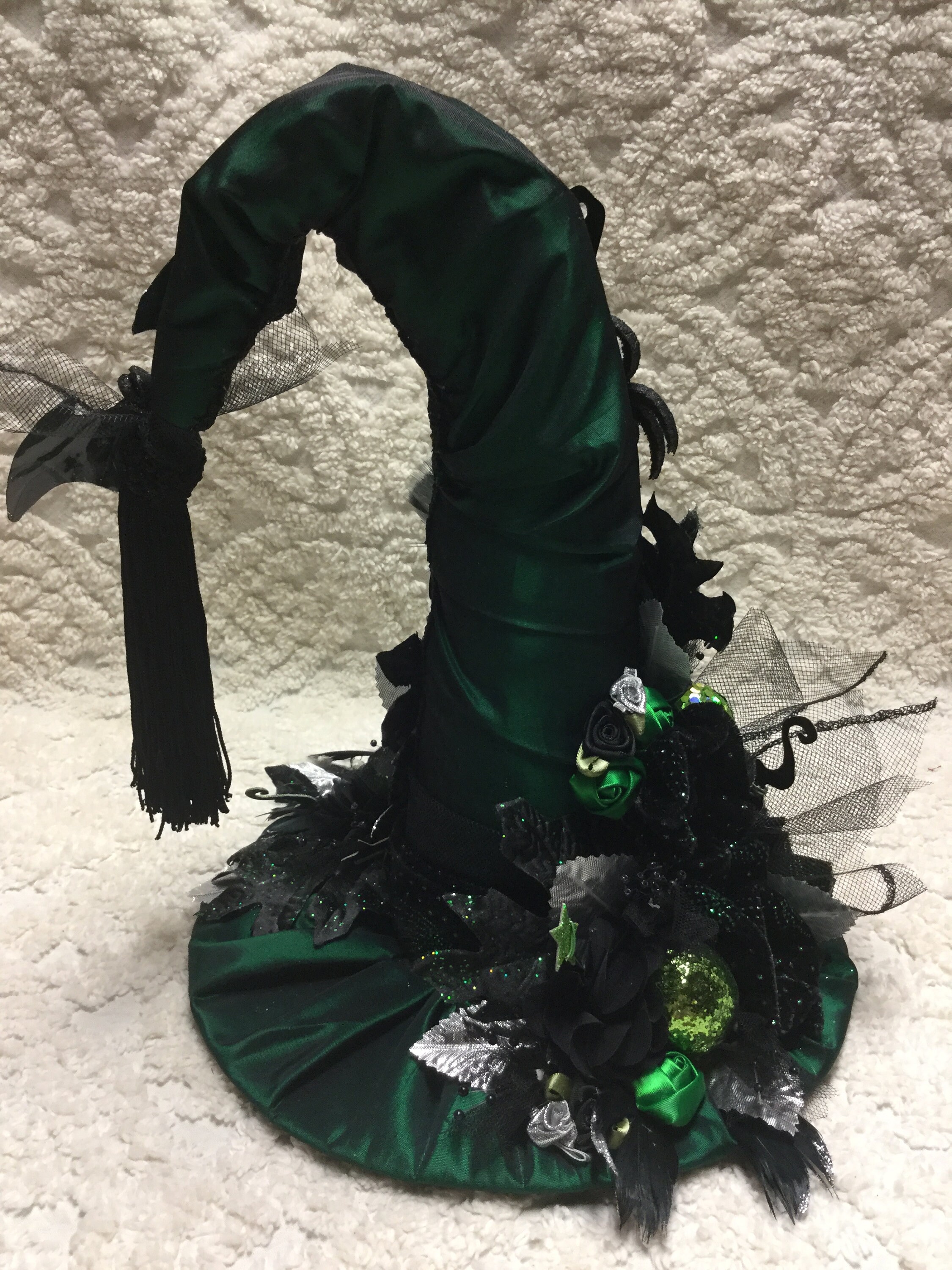 Wicked Cool Witch Hat Decor Piece Handcrafted HALLOWEEN  Etsy