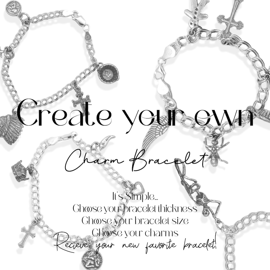 Create Your Own Charm Bracelets, Italian Charm Bracelets, Vintage