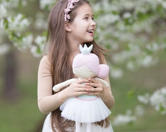 Beautiful Rag Doll Sleeping Ballerina for Little Dancers Room