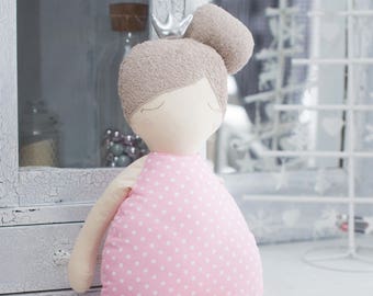 Rag Doll Cushion Dreamy Princess Stuffed Toy Nursery Decor