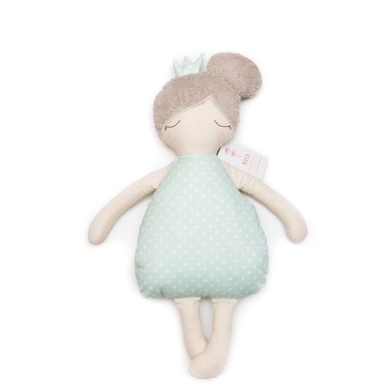 Pink rag doll type cushion image 4