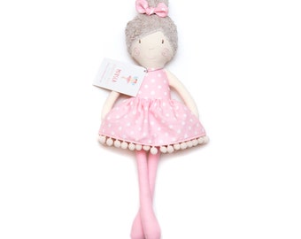Rag Doll,  Cloth Doll, Baby Girl Gift, Handmade baby doll
