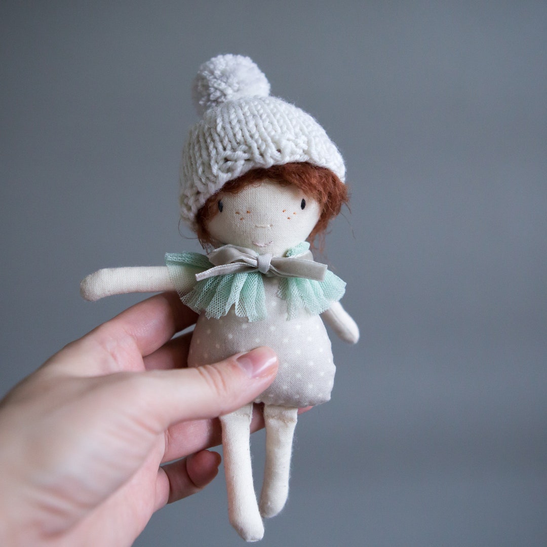 Pocket Doll Modern Rag Doll Heirloomdoll READY TO SHIP - Etsy