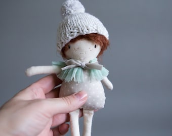 Pocket Doll Modern Rag Doll  Heirloomdoll READY TO SHIP