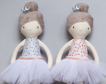 Twin Princess Rag Doll set