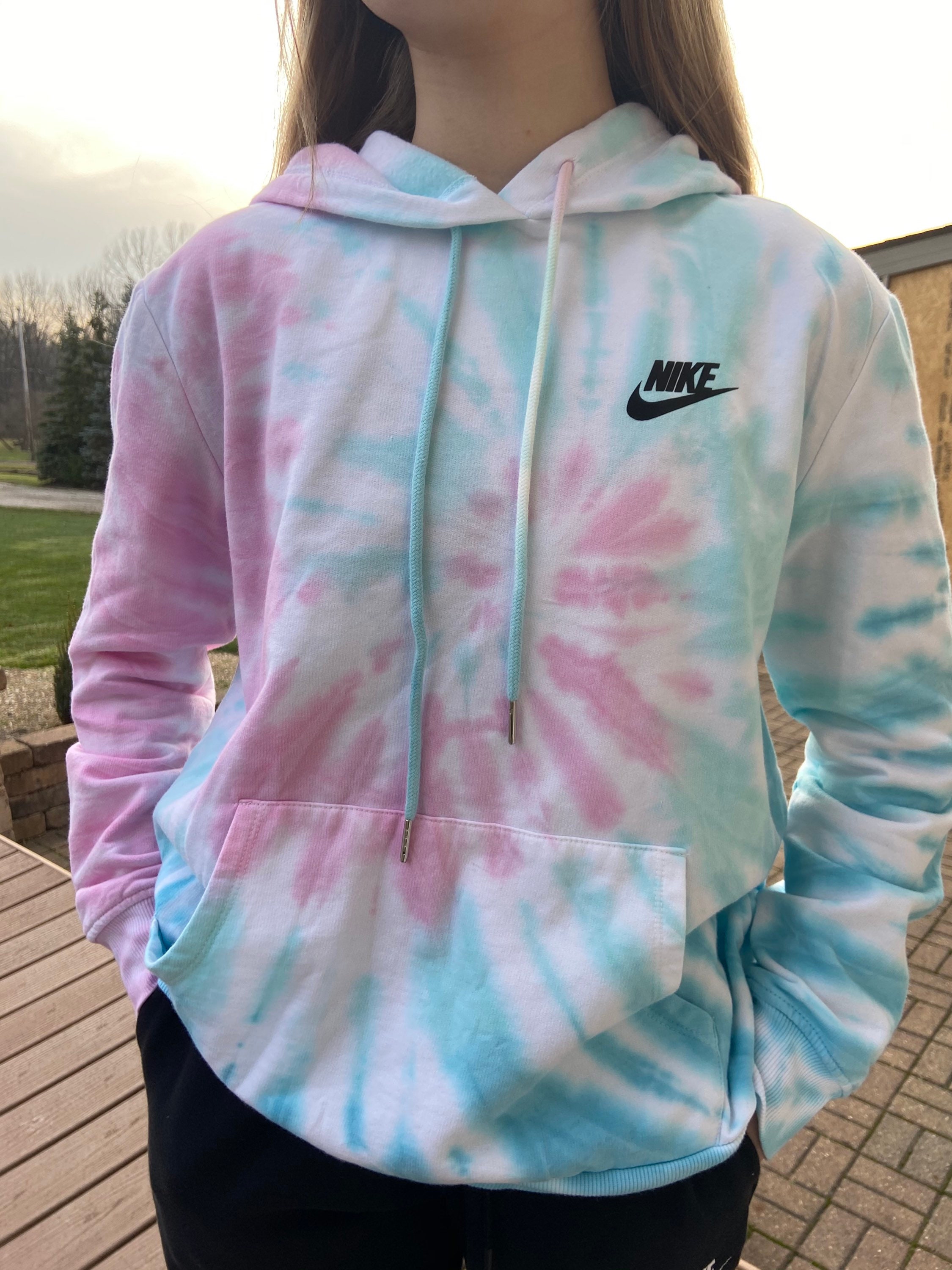 Nike Sweatshirt-Nike Tie Dye Sweatshirt-Nike aesthetic-Nike | Etsy