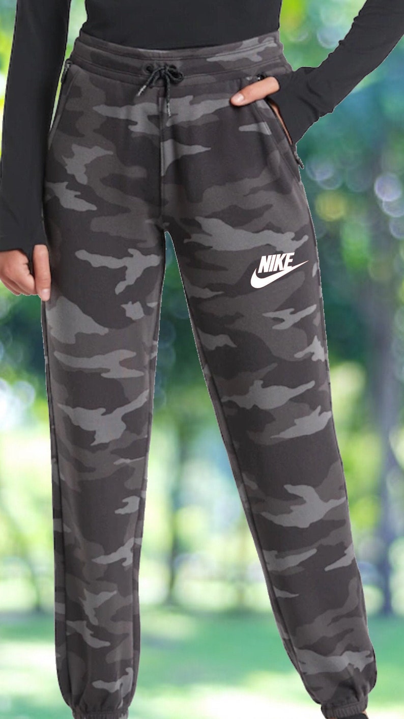 Black Camo Sweatpants