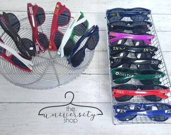 Fraternity Sunglasses | Sorority Sunglasses | Sorority Gift | Fraternity Gift | Sorority Sewn Letters | Fraternity Sweatshirt | Greek Gift