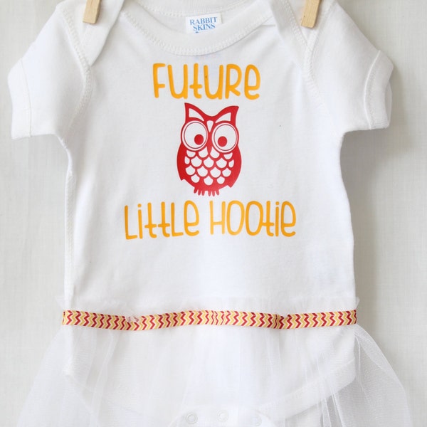 Chi O Future Hootie Stripe Baby Bodysuit