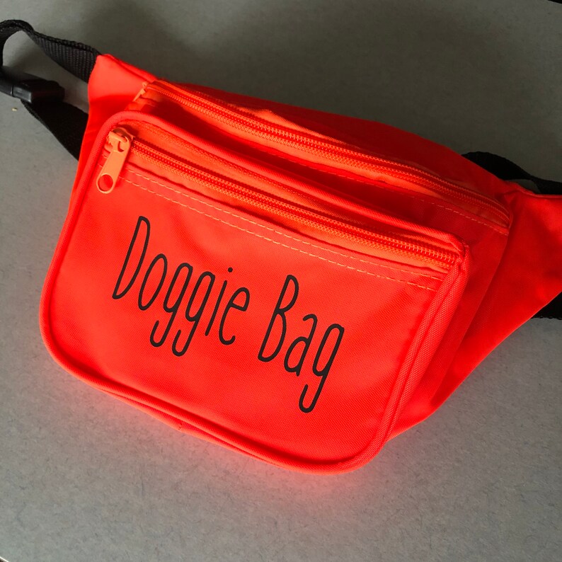 Purple Doggie Bag Walking Bag Design Customizable Fanny Pack Etsy