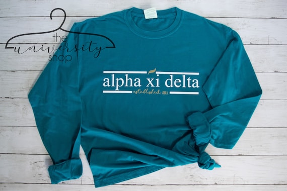Alpha Xi Delta AXD Comfort Colors Shirt 