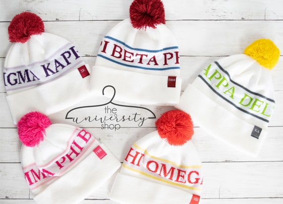 Sorority Beanies Pi Beta Phi Kappa Delta Chi Omega Sigma