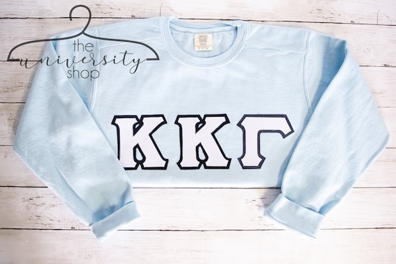 Kappa Kappa Gamma KKG Sorority Sewn Letters Greek Sewn - Etsy Schweiz