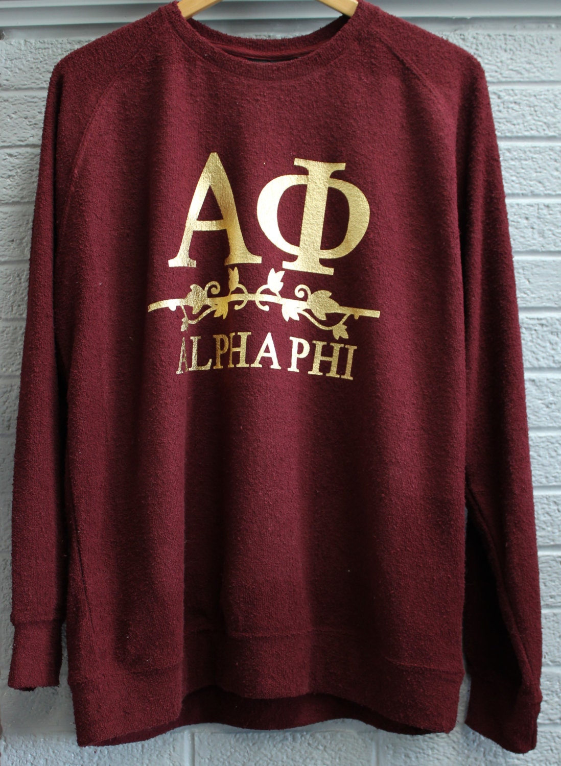 poodle fleece sweatshirt