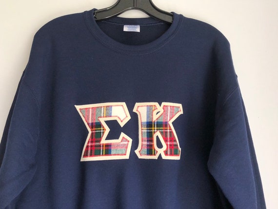 sigma kappa stitched letters