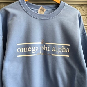Columbia Blue Sweatshirt with Press on Design