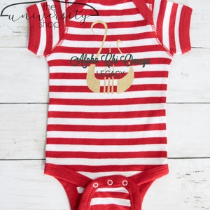 Alpha Chi Omega Legacy | ACO Lyre | Sorority Legacy | Greek Legacy | ACO Legacy | Future Alpha Chi Omega | Sorority Baby Gift | Bodysuit