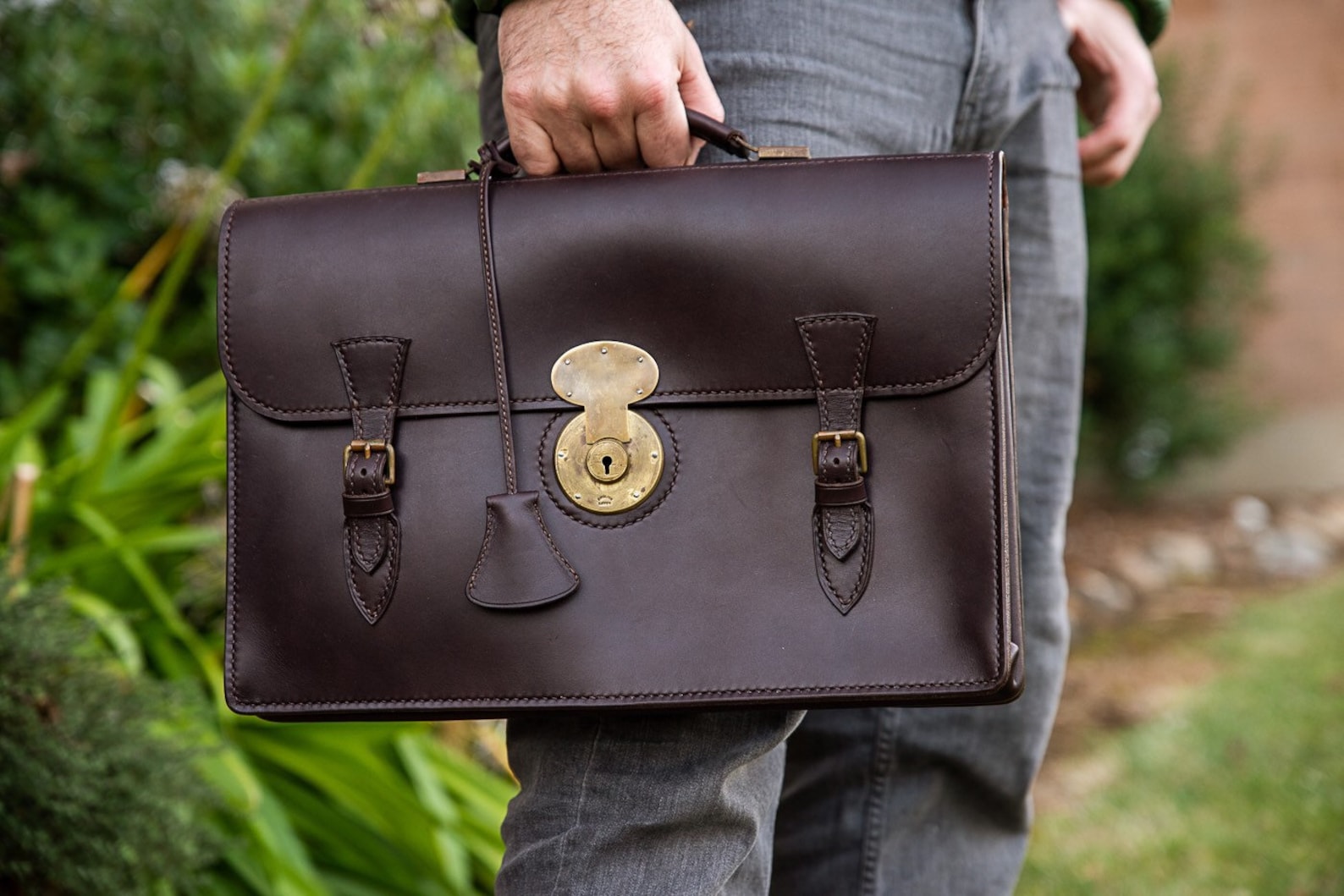 Hidegear Wickett & Craig English Bridle Leather Briefcase Etsy