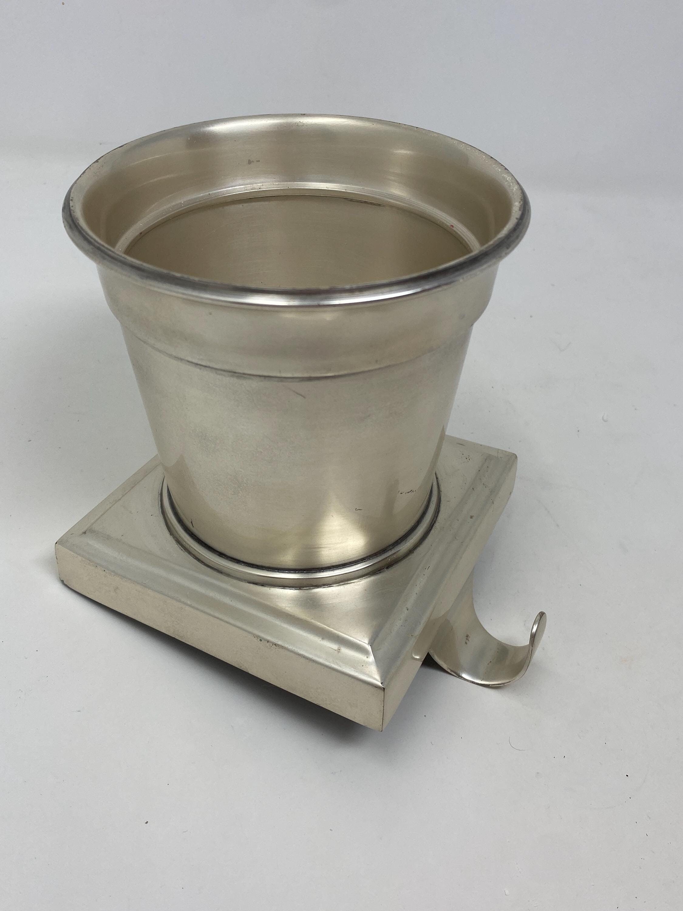 Vintage Silver Pot - Etsy