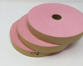 Vintage Unused Roll Flat Bias Tape Pink, 1"