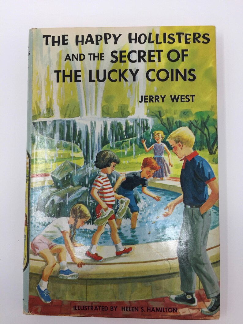 Vintage Happy Hollisters and the Secret of the Lucky Coins by Jerry West, First Edition, 1962 image 1