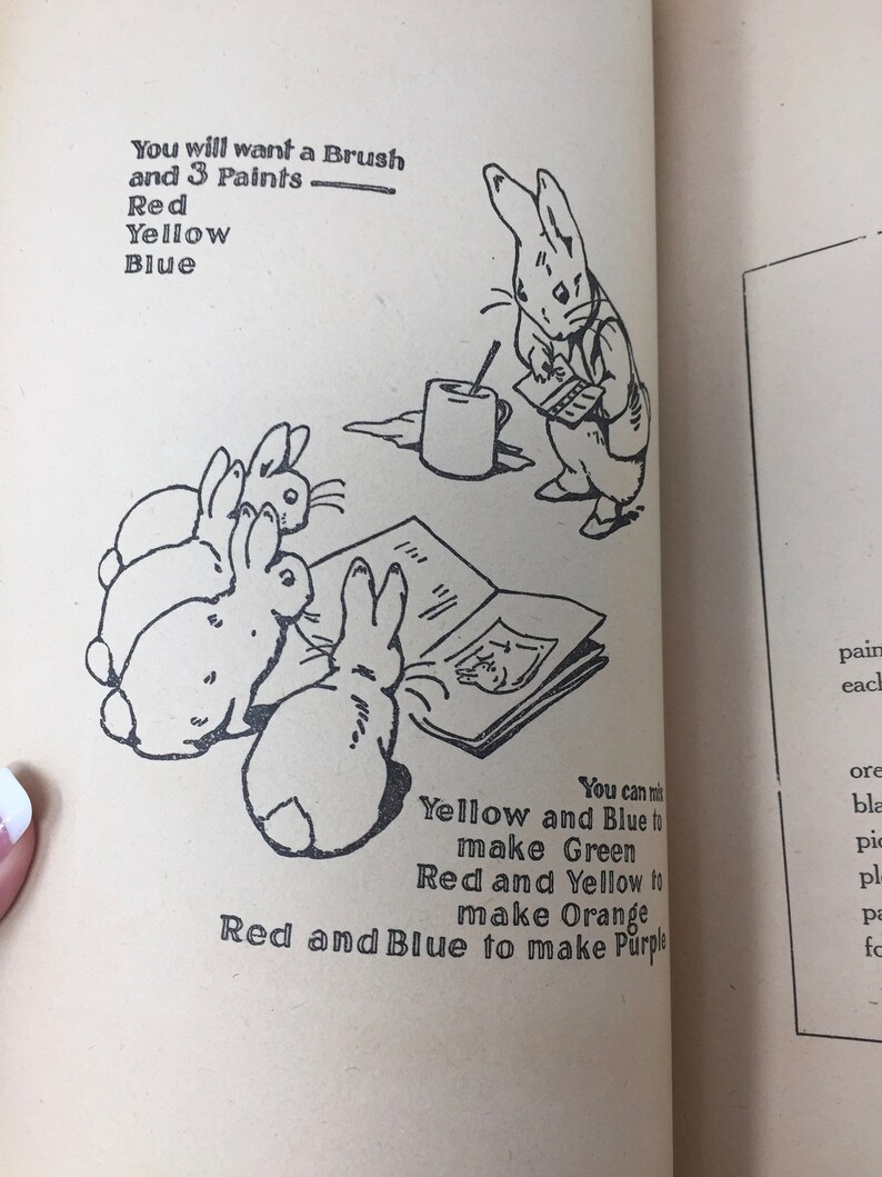 Antique Peter Rabbit Painting Book Charles Graham Publisher Etsy