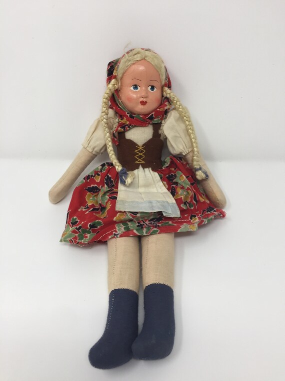 Buy Vintage Heidi Doll With Composition Face 12 Tall Online in