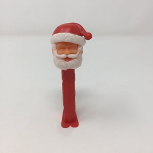 Vintage Pez Santa Clause with Closed Eyes and Feet, Very Good Condition