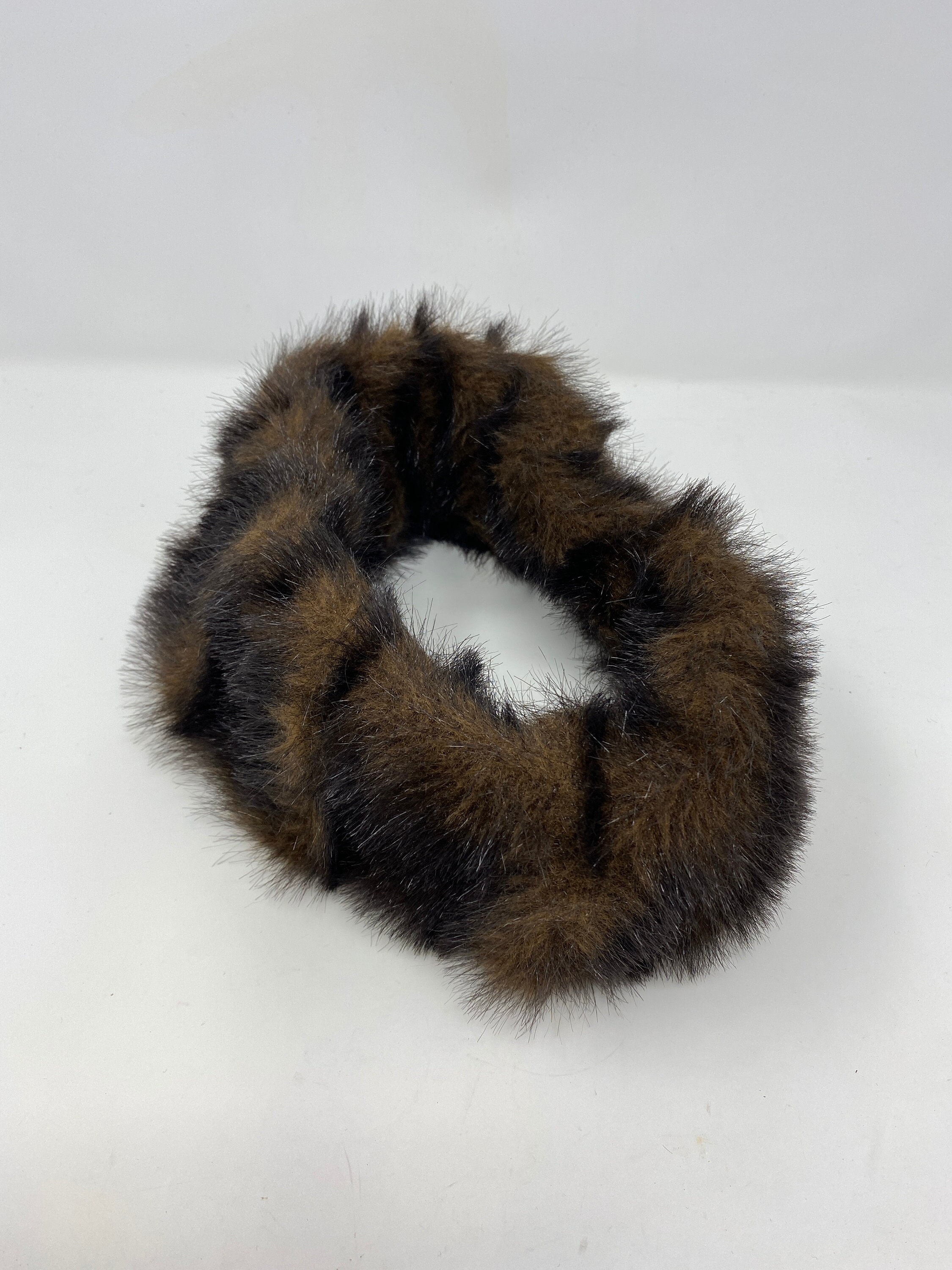 DONNA SALYERS Faux Fur Hat Vintage Donna Salyers Fabulous Furs Beret Brown Black Faux  main image 2