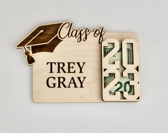 2024 Graduation Gift Money Holder Card Keepsake Magnet or Stand