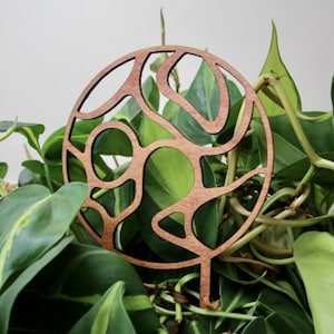 Round Indoor Houseplant Trellis or Decoration - Plant Trellis For Indoor Plant - House Plant Decoration for Plant Pots, Plant Stand